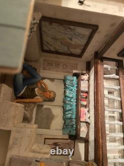 Doll house summer cabin 27 inches by 8.5 inches