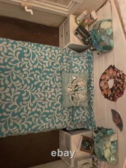 Doll house summer cabin 27 inches by 8.5 inches