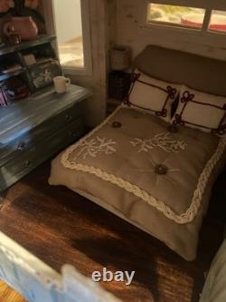 Doll house summer cabin 27 inches by 8.5 inches