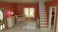 Dollhouse 112 scale. Electric. Completely furnished