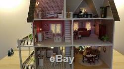 Dollhouse 112 scale. Electric. Completely furnished