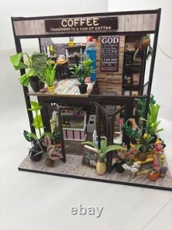 Dollhouse Assembled DY kit completed coffee shop
