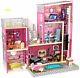 Dollhouse Barbie Size with Furniture Wooden Girls Girl Playhouse Doll Play House N