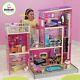 Dollhouse Barbie Size with Furniture Wooden Girls Playhouse Doll Play House Toy NE
