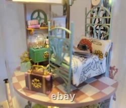 Dollhouse Bottle House Completed Miniature Bookend Handmade