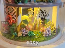Dollhouse Bottle House Completed Miniature Bookend Handmade
