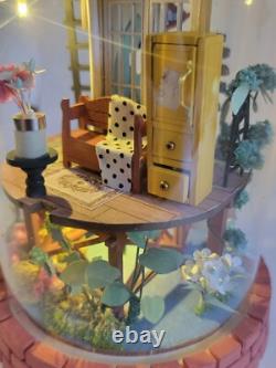 Dollhouse Bottle House Completed Miniature Bookend Handmade