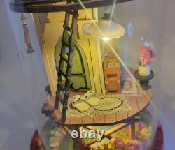 Dollhouse Bottle House Completed Miniature Bookend Handmade