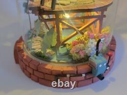 Dollhouse Bottle House Completed Miniature Bookend Handmade