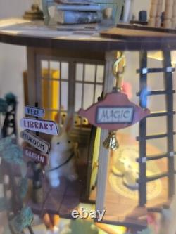 Dollhouse Bottle House Completed Miniature Bookend Handmade