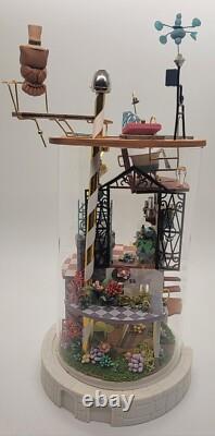 Dollhouse Bottle House Completed Miniature Bookend Handmade