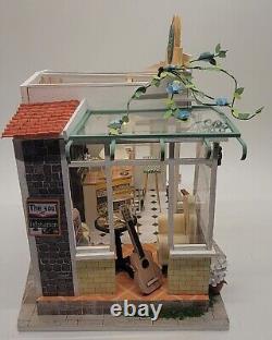 Dollhouse Cafe Bar Music Bar Completed Miniature Bookend Handmade