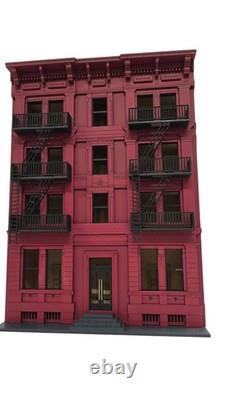 Dollhouse-Carmine House New York style building kit, in 148th scale
