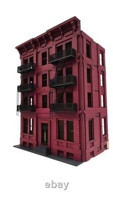 Dollhouse-Carmine House New York style building kit, in 148th scale
