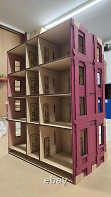 Dollhouse-Carmine House New York style building kit, in 148th scale