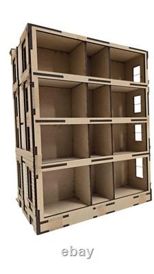 Dollhouse-Carmine House New York style building kit, in 148th scale