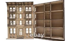 Dollhouse-Carmine House New York style building kit, in 148th scale
