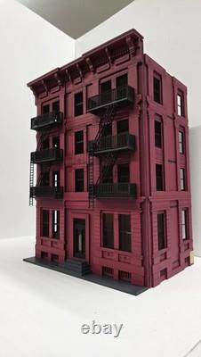 Dollhouse-Carmine House New York style building kit, in 148th scale