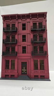 Dollhouse-Carmine House New York style building kit, in 148th scale