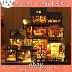 Dollhouse Chinese Style Architecture DIY Japanese Miniature Furniture Model NEW