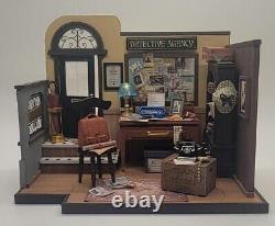 Dollhouse Detective Shop Completed Miniature Bookend