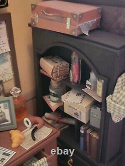 Dollhouse Detective Shop Completed Miniature Bookend