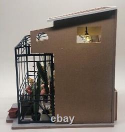 Dollhouse Flower Shop Completed Miniature Art Bookend Flourist