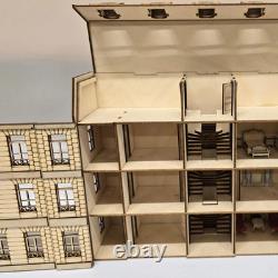 Dollhouse -French Street Hotel Miniature kit in 148th scale