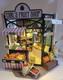 Dollhouse Fruit Shop Completed Miniature Bookend Handmade