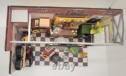 Dollhouse Garage Completed Miniature Bookend Perfect Father's Day Gift