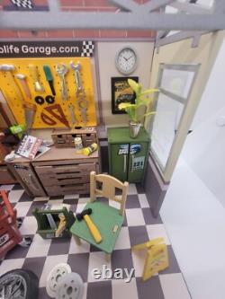Dollhouse Garage, Completed Miniature, Woodworker, Bookend, Handmade, Gift, Dad