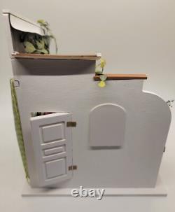 Dollhouse Garden Room Completed Miniature Plants Bookend Handmade