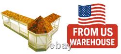 Dollhouse Gazebo Wraparound Kit Elegant 1 Scale Victorian Porch Addition