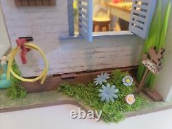 Dollhouse Greenhouse Completed Miniature Garden House Bookend