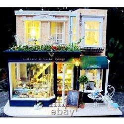 Dollhouse Handmade Kit Set Miniature European Travel Diary Paris Street NEW