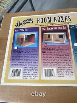 Dollhouse Housework's Vintage Side By Side Room Box Kit NEW! FREE SHIPPING