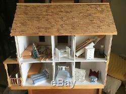 Dollhouse Kit 90% complete furniture included excellent condition low cost