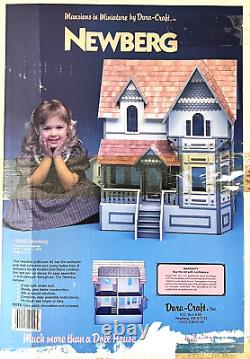 Dollhouse Kit Duracraft Newberg NB180 6 Rooms Victorian Style 27 x 25 x 18 USA