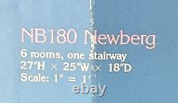 Dollhouse Kit Duracraft Newberg NB180 6 Rooms Victorian Style 27 x 25 x 18 USA