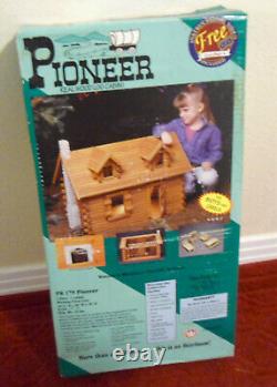 Dollhouse Kit Pioneer Log Cabin DuraCraft 112 NIB Unopened