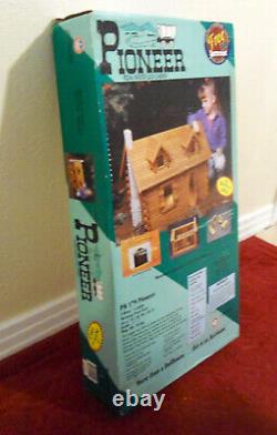 Dollhouse Kit Pioneer Log Cabin DuraCraft 112 NIB Unopened