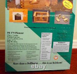 Dollhouse Kit Pioneer Log Cabin DuraCraft 112 NIB Unopened