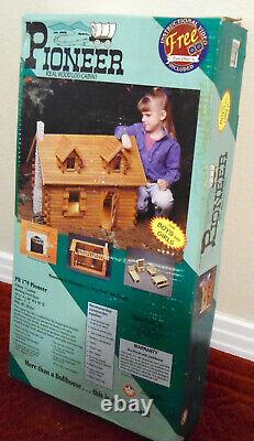 Dollhouse Kit Pioneer Log Cabin DuraCraft 112 NIB Unopened