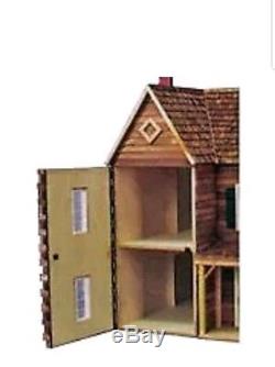 Dollhouse Kit Ponderosa Log Cabin L1781