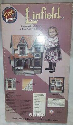 Dollhouse Linfield Mansions Miniature By Dura-Craft & 3 Extra Kits! (Open Box)