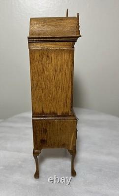 Dollhouse Miniature Artisan Vtg Chippendale Highboy Dresser 112 READ