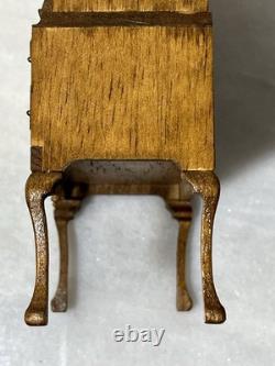 Dollhouse Miniature Artisan Vtg Chippendale Highboy Dresser 112 READ