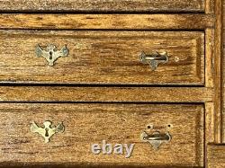 Dollhouse Miniature Artisan Vtg Chippendale Highboy Dresser 112 READ