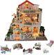 Dollhouse Miniature DIY House Kit Creative Room with Furniture for Romantic