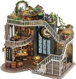 Dollhouse Miniature DIY House Kit Creative Room with Furniture for Romantic